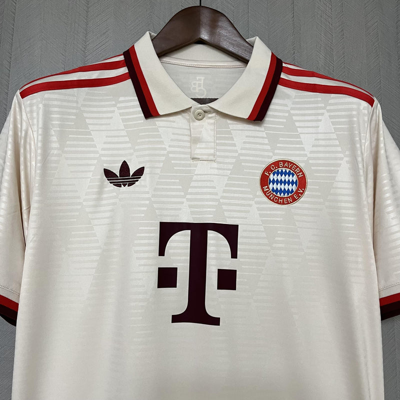 Camisa Bayern de Munique 2024/25 III Third - Torcedor - Bege