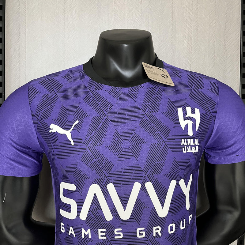 Camisa Al Hilal 2024/25 III Third - Jogador - Roxa