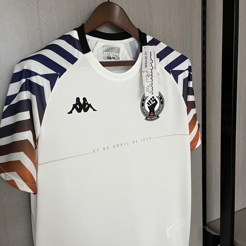 Camisa Vasco 2024/25 Aquecimento - Torcedor - Branca