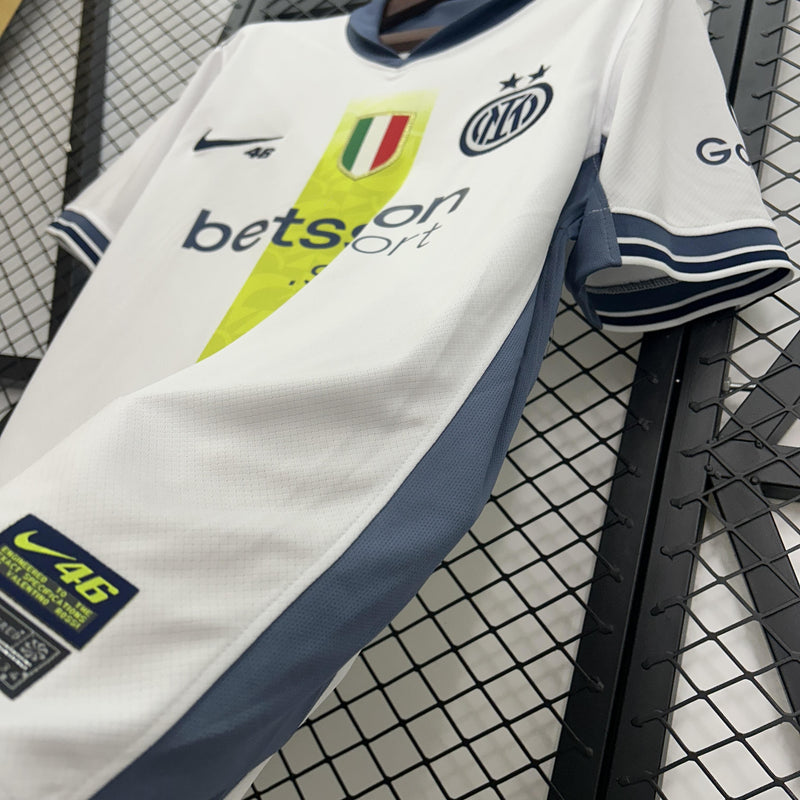 Camisa Inter de Milão 2024/25 II Edição Valentino Rossi - Torcedor - Branca