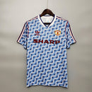 Camisa Retrô Manchester United 1990/1992 II Away - Azul - Adidas