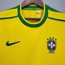 Camisa Retrô Brasil 1998 I Home - Amarela - Nike