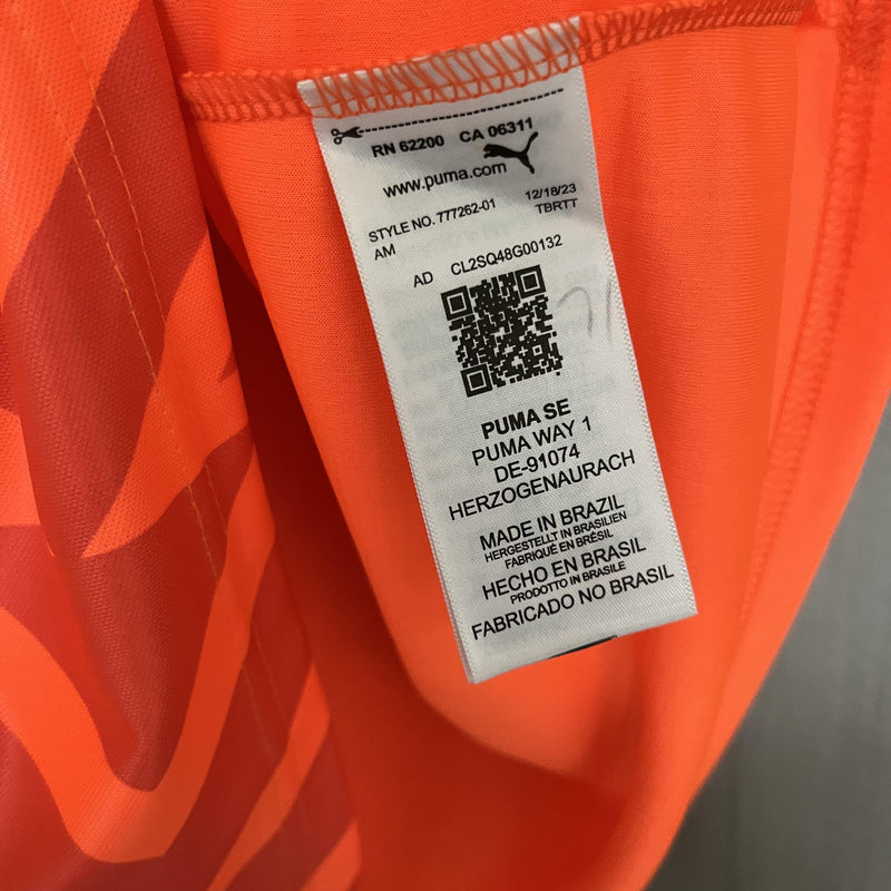 Camisa Palmeiras 2024/25 Goleiro Laranja - Torcedor