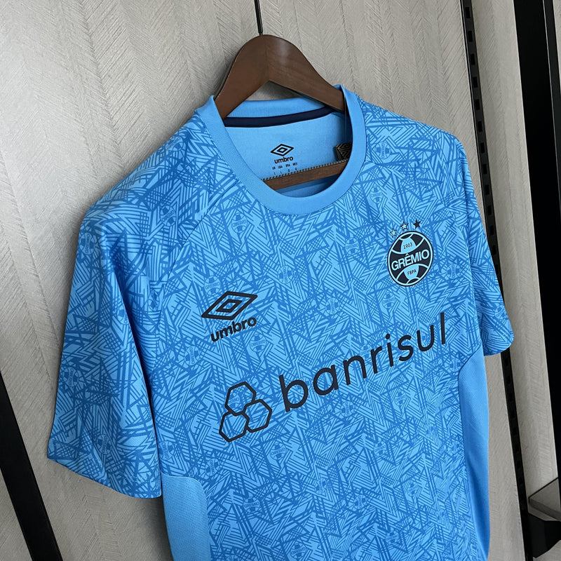 Camisa Grêmio 2024/25 Treino Azul Claro - Torcedor