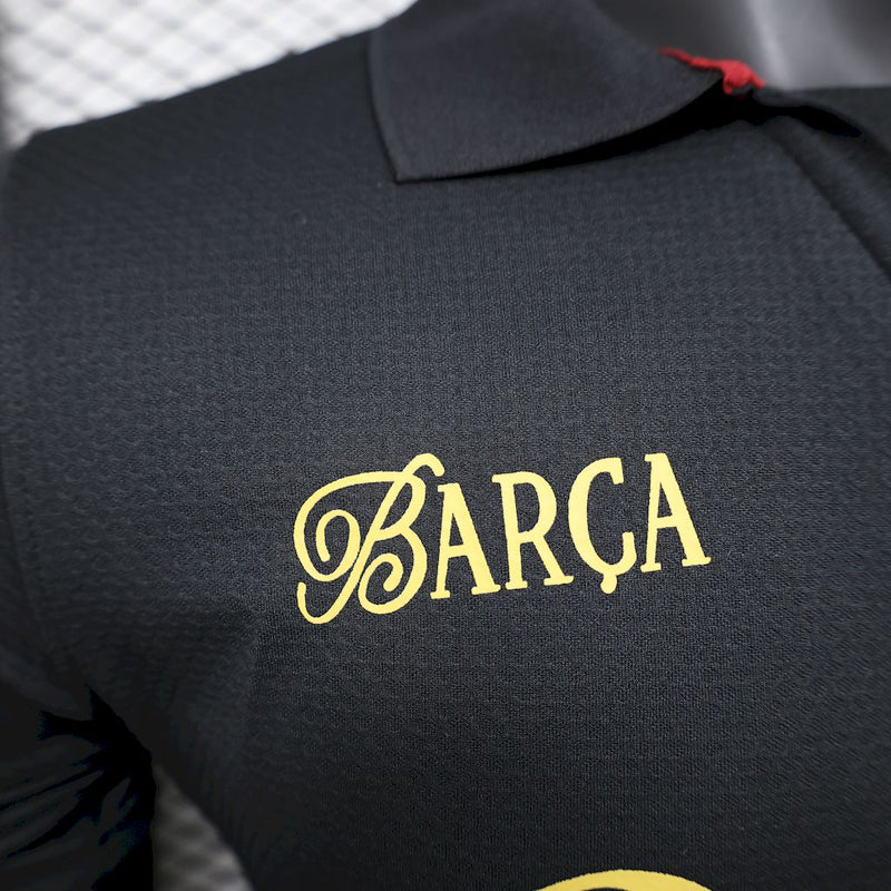 Camisa Barcelona Lamine Yamal Edição Especial - Preta - Jogador