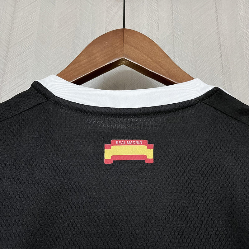 Camisa Real Madrid 2024/25 Goleiro - Preta - Torcedor