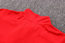 22/23 Conjunto Treino Flamengo - Frio Zíper Curto - Vermelho Amarelo