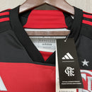 Camisa Flamengo 2024/25 I Home - Torcedor Manga Longa
