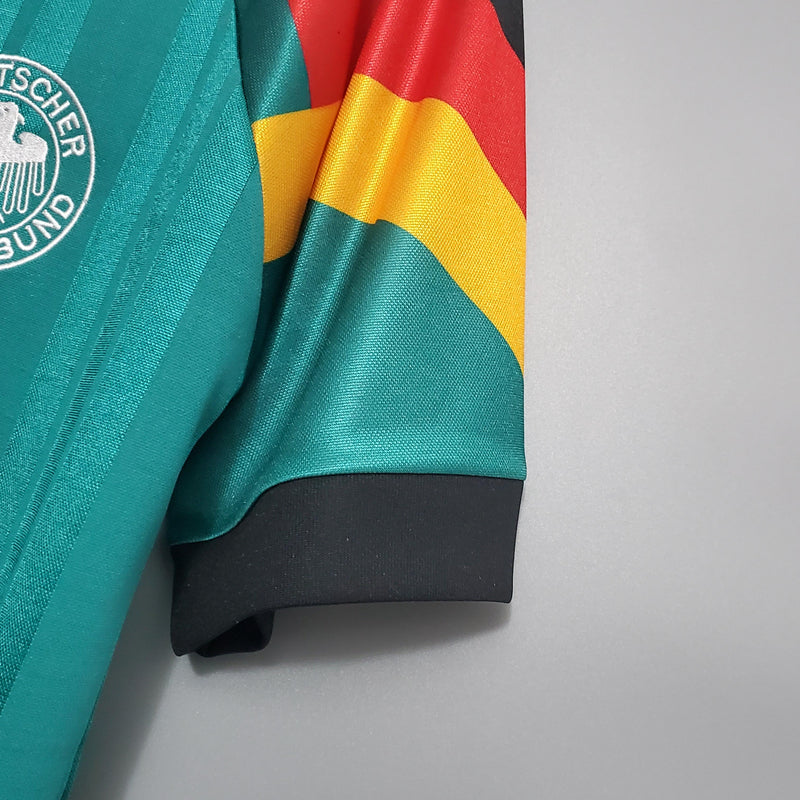 Camisa Retrô Alemanha 1992 II Away - Verde - Adidas