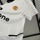 Camisa Retrô Manchester United 2002/2003 II Away - Branca - Nike