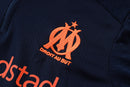 24/25 Conjunto Treino Marseille - Zíper Curto - Azul Marinho