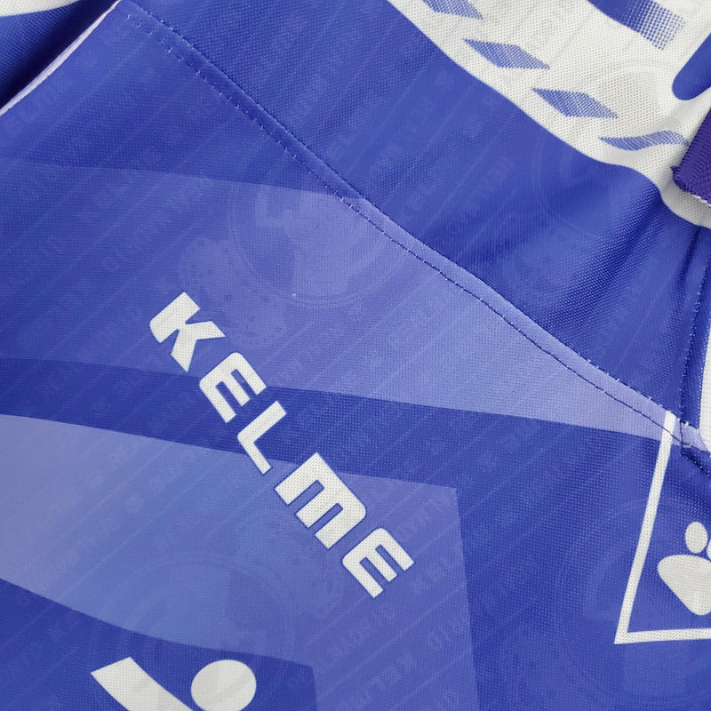 Camisa Retrô Real Madrid 1996/1997 II Away - Roxa - Kelme