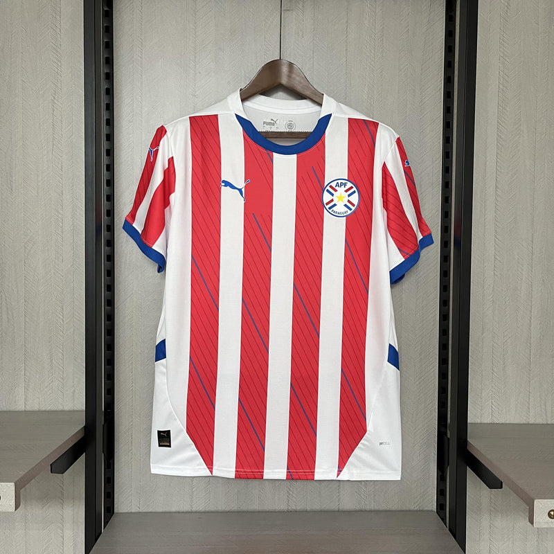 Camisa Paraguai 2024/25 I Home - Torcedor