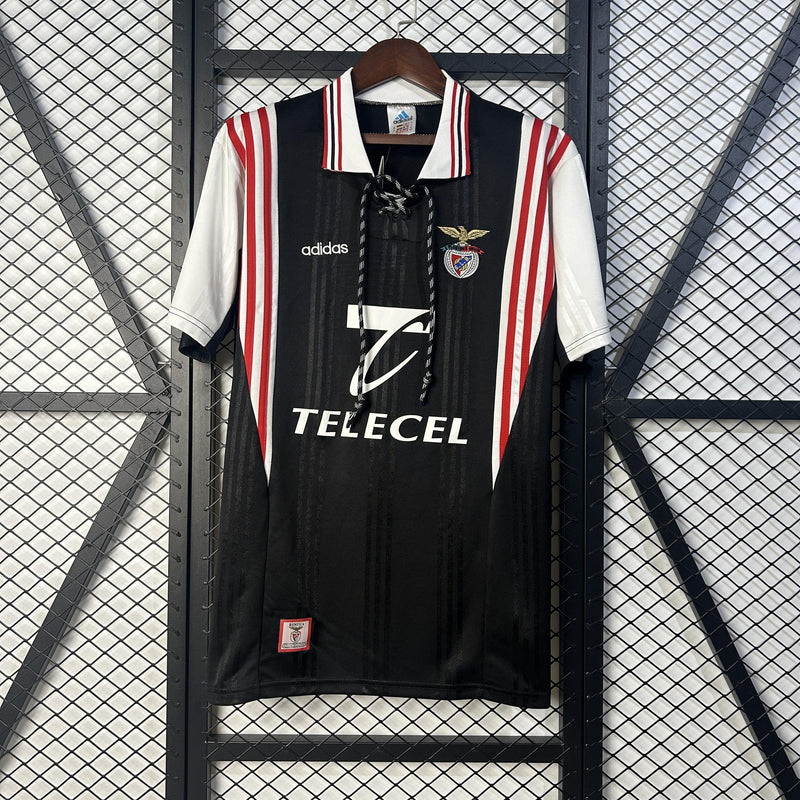 Camisa Retrô Benfica 1997/1998 II Away - Preta