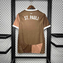 Camisa St. Pauli 2024/25 I Home - Torcedor - Branca