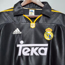 Camisa Retrô Real Madrid 1998/1999 II Away - Preta - Adidas