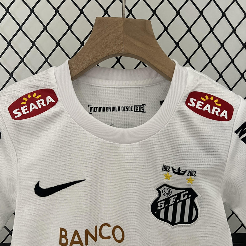 Conjunto Infantil Retrô - Santos 2011/12 I Home