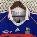 Camisa Retrô França 1998 I Home - Manga Longa - Adidas