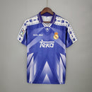 Camisa Retrô Real Madrid 1996/1997 II Away - Roxa - Kelme