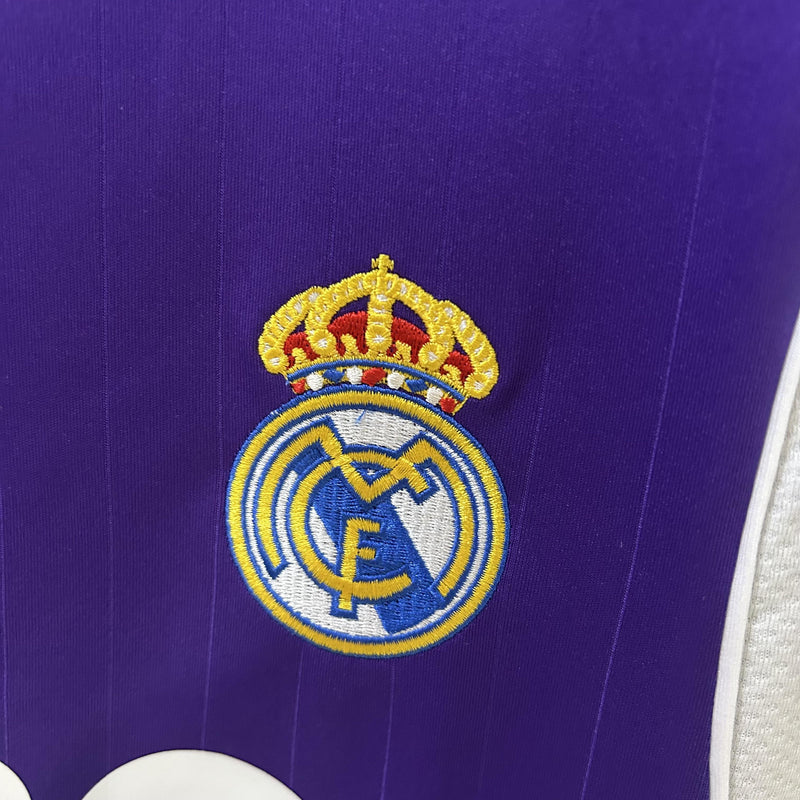 Camisa Retrô Real Madrid 2006/2007 III Third - Roxa - Adidas