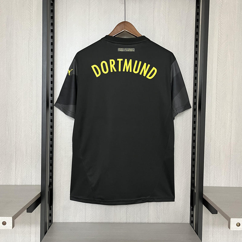Camisa Borussia Dortmund 2024/25 II Away - Torcedor - Preta