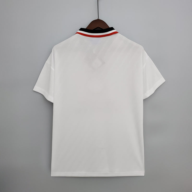 Camisa Retrô Manchester United 1996/1997 II Away - Branca - Umbro