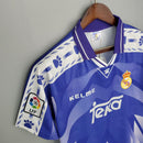 Camisa Retrô Real Madrid 1996/1997 II Away - Roxa - Kelme