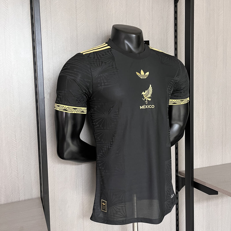 Camisa México 2025/26 Preta Ouro - Jogador Comemorativa