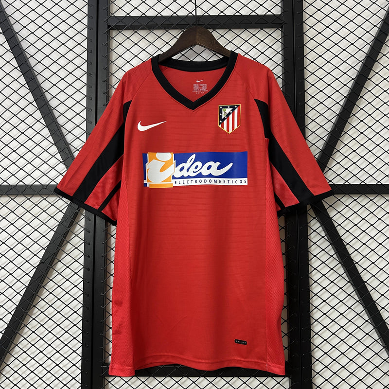 Camisa Retrô Atlético de Madrid 2001/2002 II Away - Vermelha - Nike