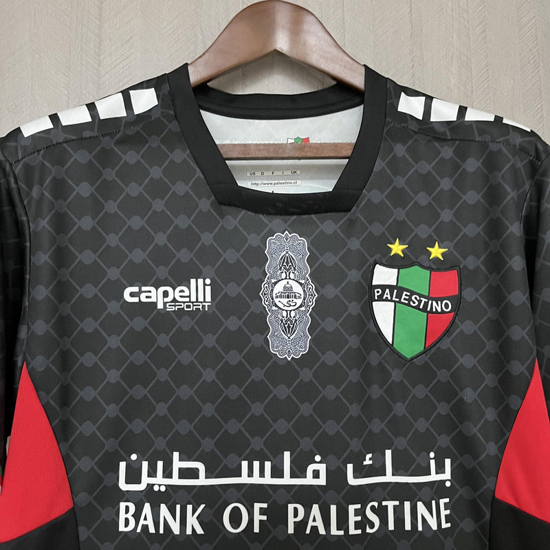 Camisa Palestino 2024/25 II Away - Torcedor - Preta