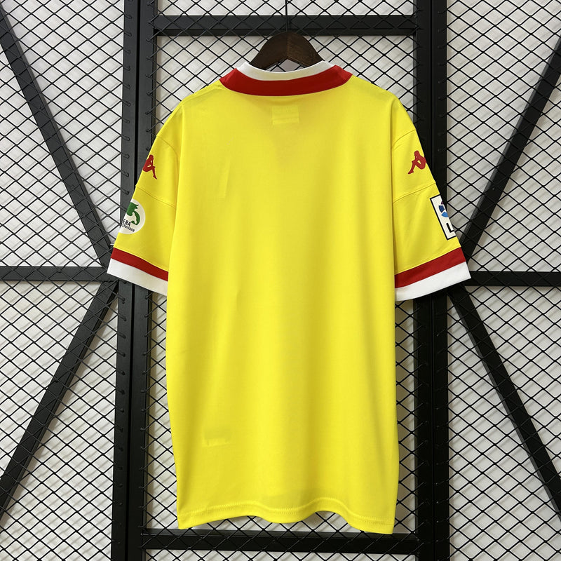 Camisa Retrô Sporting Gijon 2015/2016 II Away - Amarela - Kappa