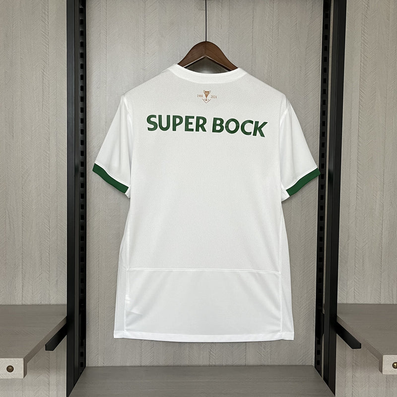 Camisa Sporting 2024/25 Aniversário 60 Anos - Torcedor - Branca