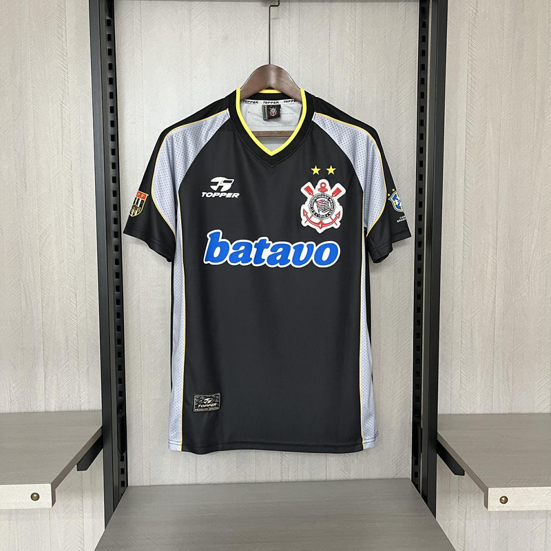Camisa Retrô Corinthians 1999 III Third - Preta - Topper