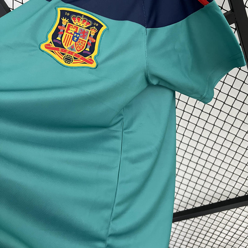 Camisa Retrô Espanha 2010 - Goleiro - Azul