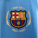Camisa Retrô Barcelona 2007/2008 II Away - Azul - Nike