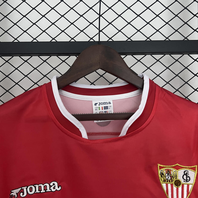 Camisa Retrô Sevilla 2003/2004 II Away - Vermelha - Joma