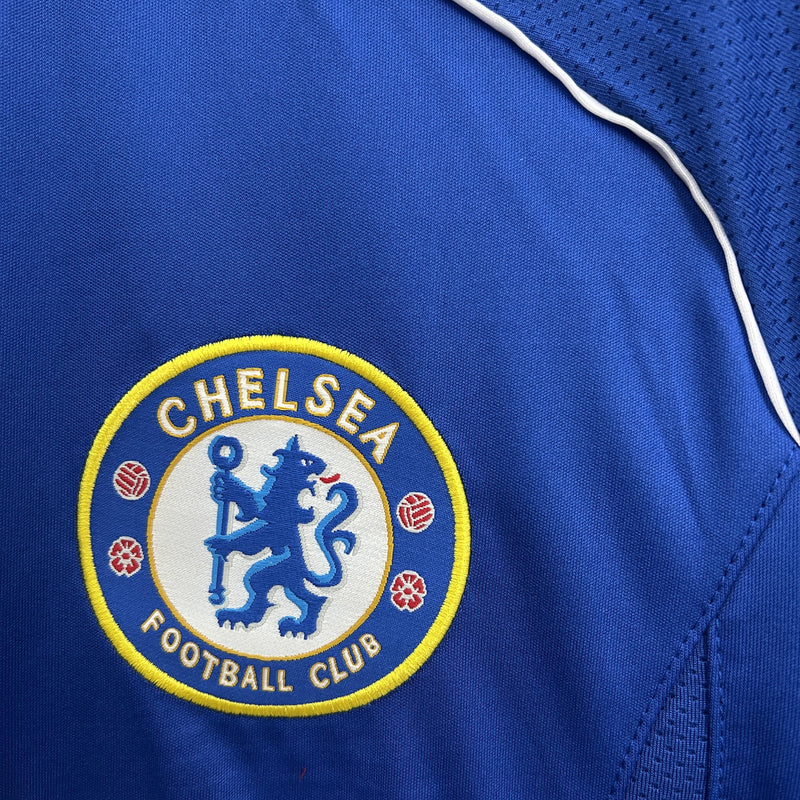 Camisa Retrô Chelsea 2006/2007 I Home - Manga Longa Adidas