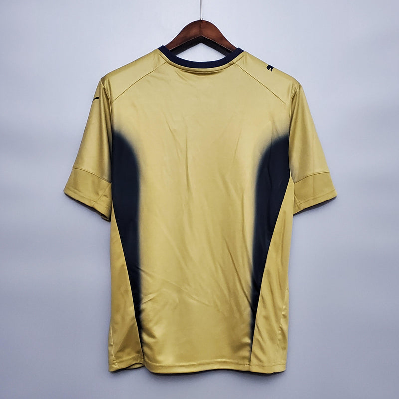 Camisa Retrô Itália 2006 Dourada Goleiro