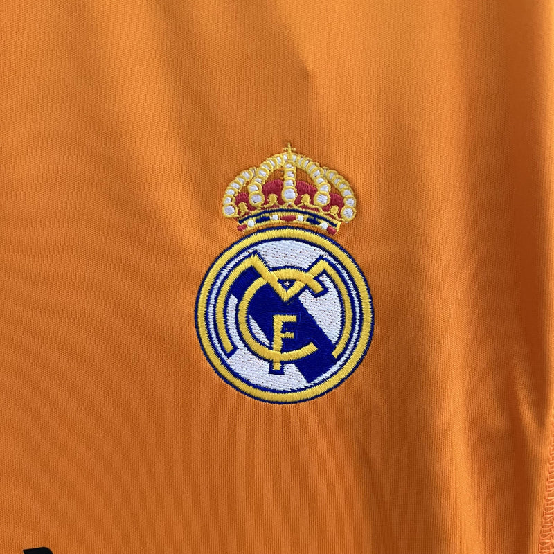 Camisa Retrô Real Madrid 2013/2014 III Third - Laranja - Adidas