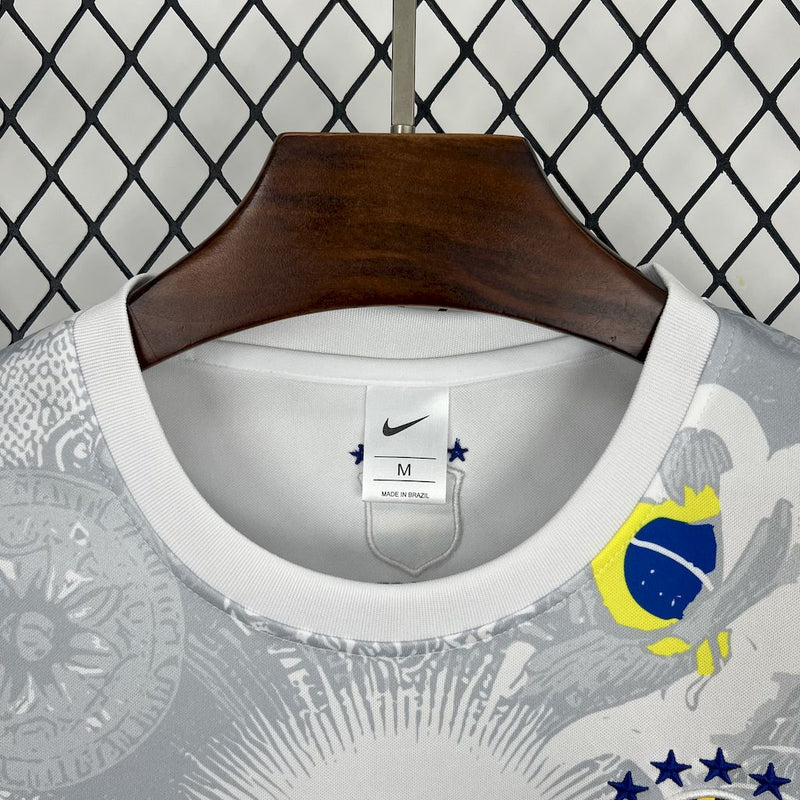 Camisa Brasil Edição Especial Cristo Redentor - Torcedor - Branca