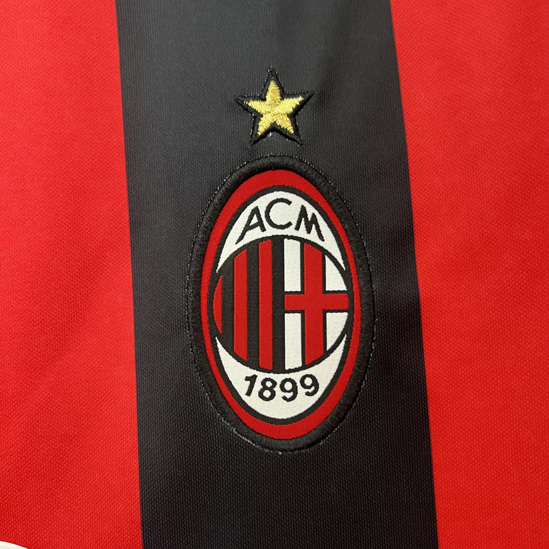 Camisa Retrô Milan 2000/2001 Champions League I Home - Adidas