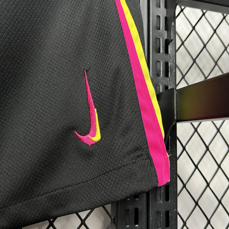Short Chelsea 2024/2025 III Third Away - Preto Com Rosa