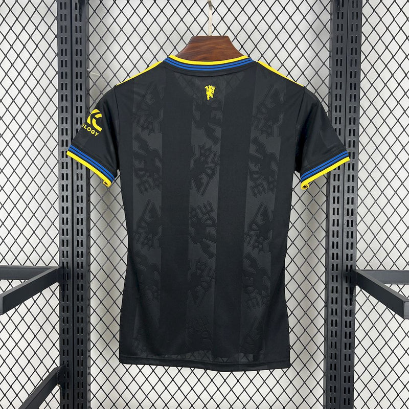 Camisa Manchester United 25/26 III Third - Feminina - Preta