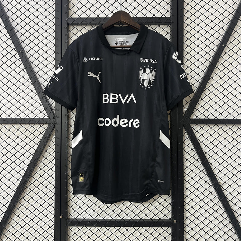 Camisa Monterrey 2024/25 III Third - Torcedor - Preta - Todos Patrocínios