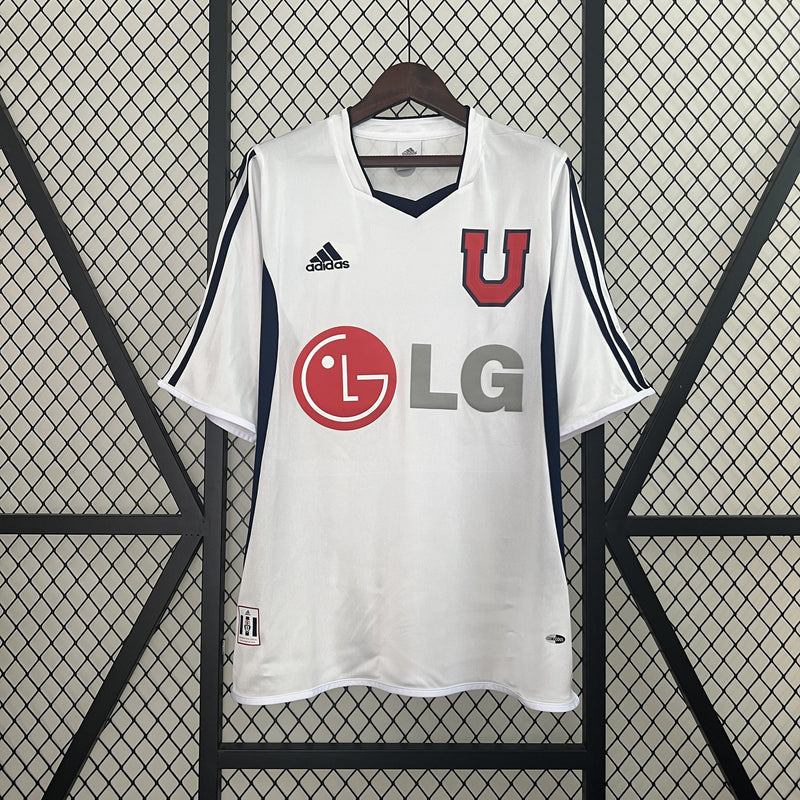 Camisa Retrô Universidade do Chile 2003 II Away - Branca - Adidas