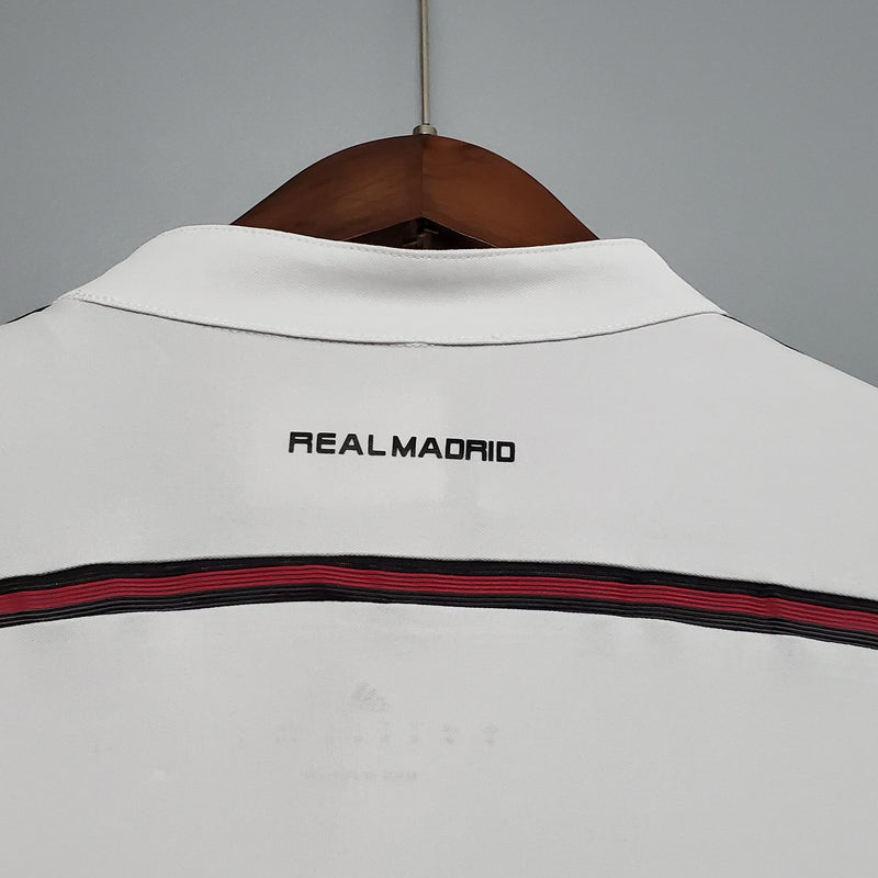 Camisa Retrô Real Madrid 2014/2015 I Home - Manga Longa Adidas