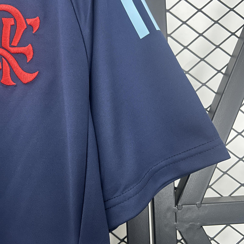 Camisa Flamengo 2025/26 Azul Escuro - Polo Torcedor