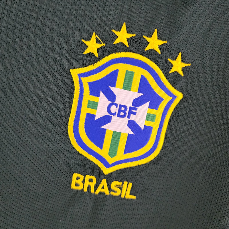 Camisa Retrô Brasil 1998 Verde Goleiro