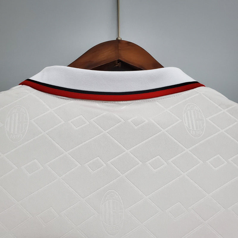 Camisa Retrô Milan 1993/1994 II Away - Branca - Lotto