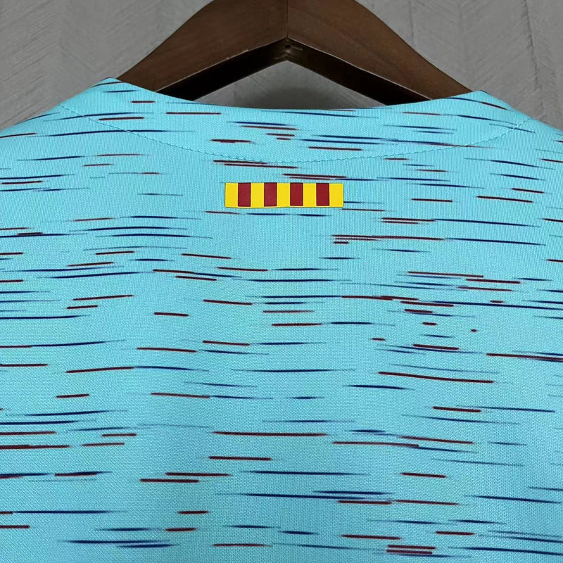 Camisa Barcelona 2023/24 III Third - Feminina - Azul